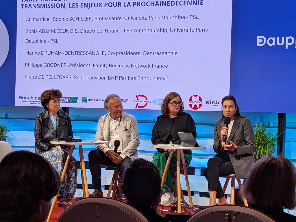 Table ronde Dauphine Chaire entreprise famille